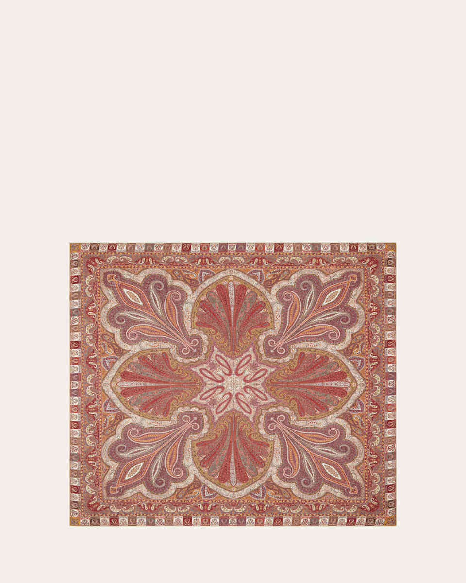 Sherazade Paisley Cashmere-Silk Scarf